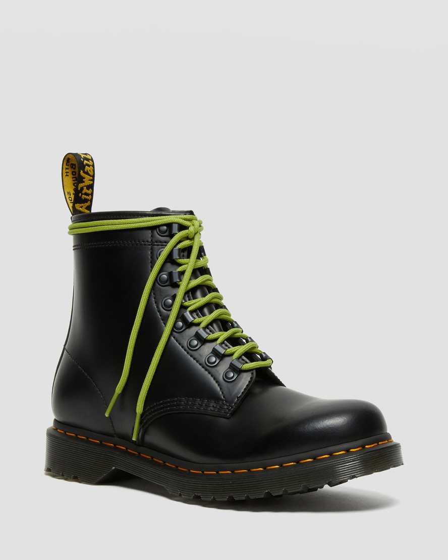 Dr. Martens 1460 Ben Smooth Nahka Miesten Nauhalliset Nilkkurit - Mustat Nilkkurit [823-TEZFJS]